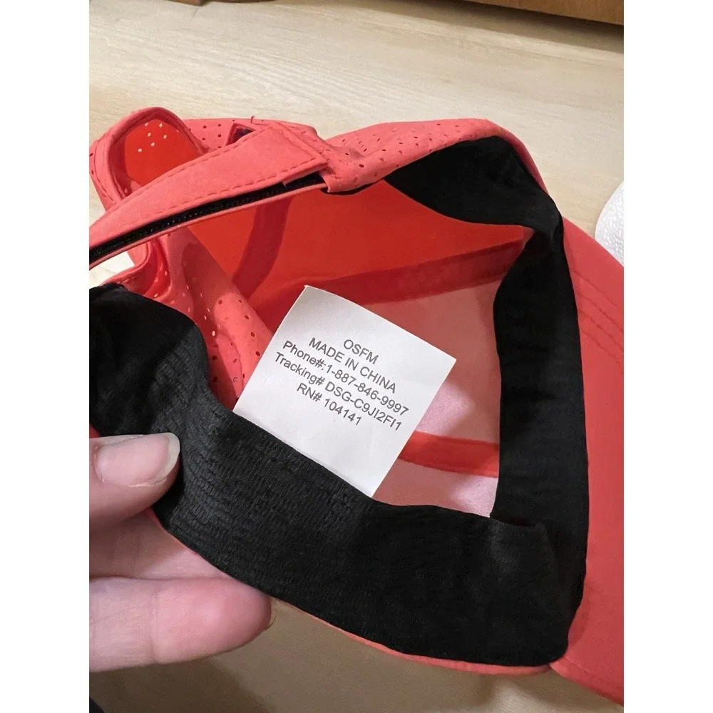 New DSG‎ Hat All Sport Cap Adjustable Strap Youth Cabana Coral Kids Unisex